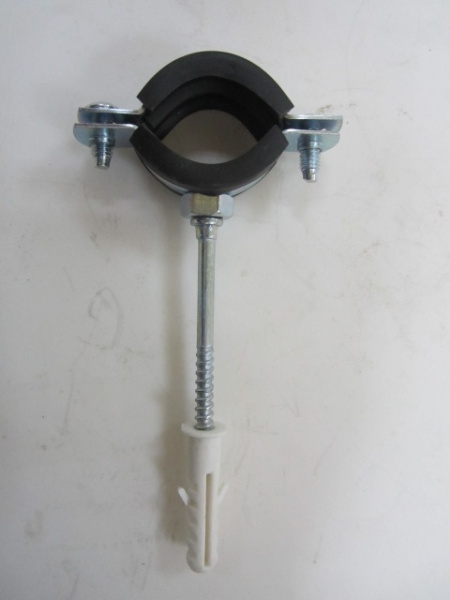 Хомут с рез. 1-1/2" (48-53 мм) М8 (шпилька+дюбель)