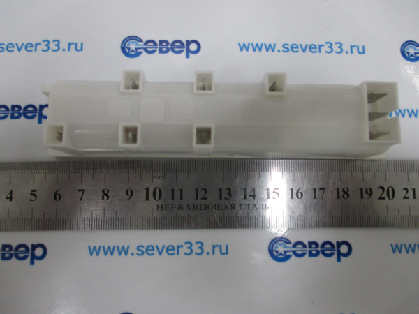 Блок розжига "GEFEST" BR-1-6 (одноразрядный) 6-и канальный (142x27x36мм)